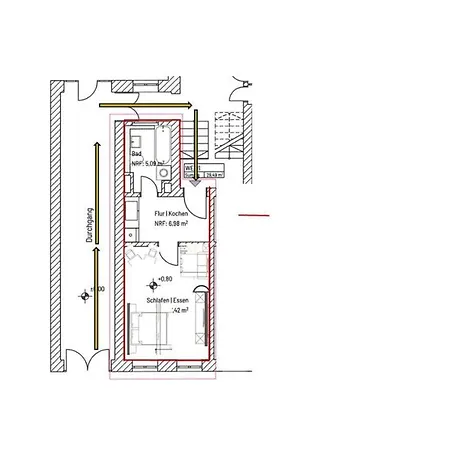City-appartment Im Bachhviertel Lipsk